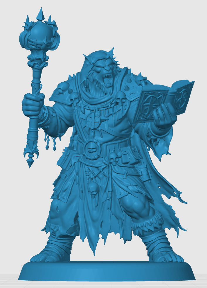 Miniatura 3 do modelo 3D Bugbear Cleric