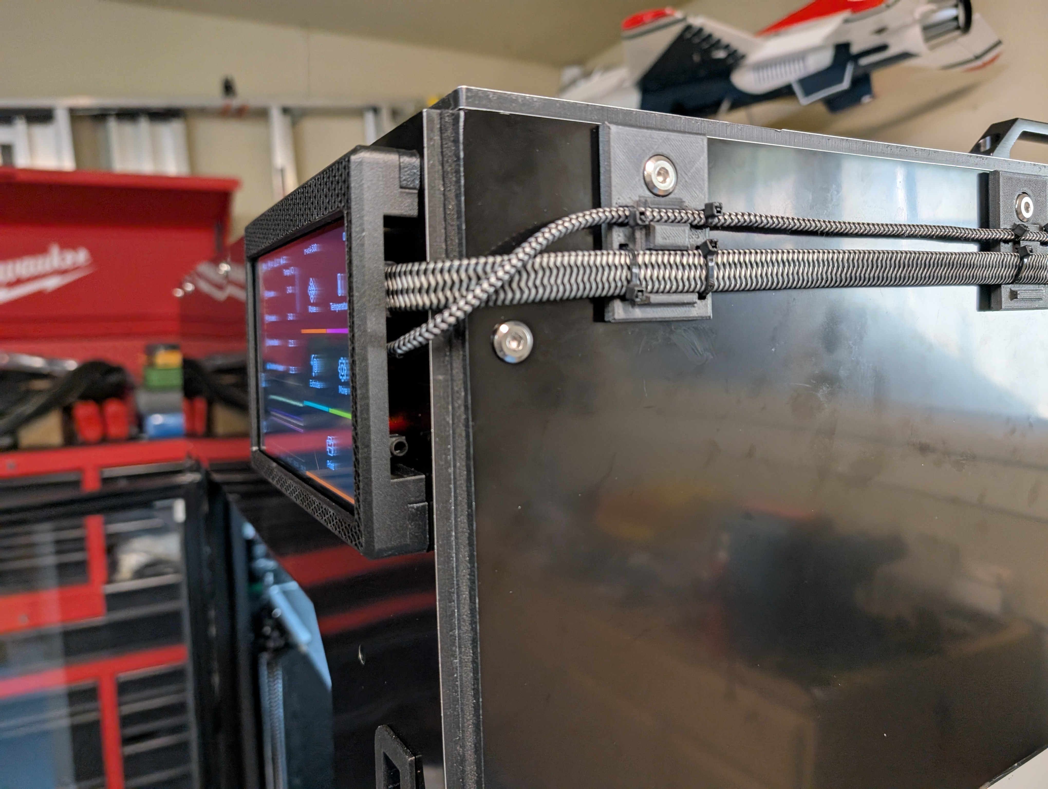 Cable Guide For Touchscreen Display