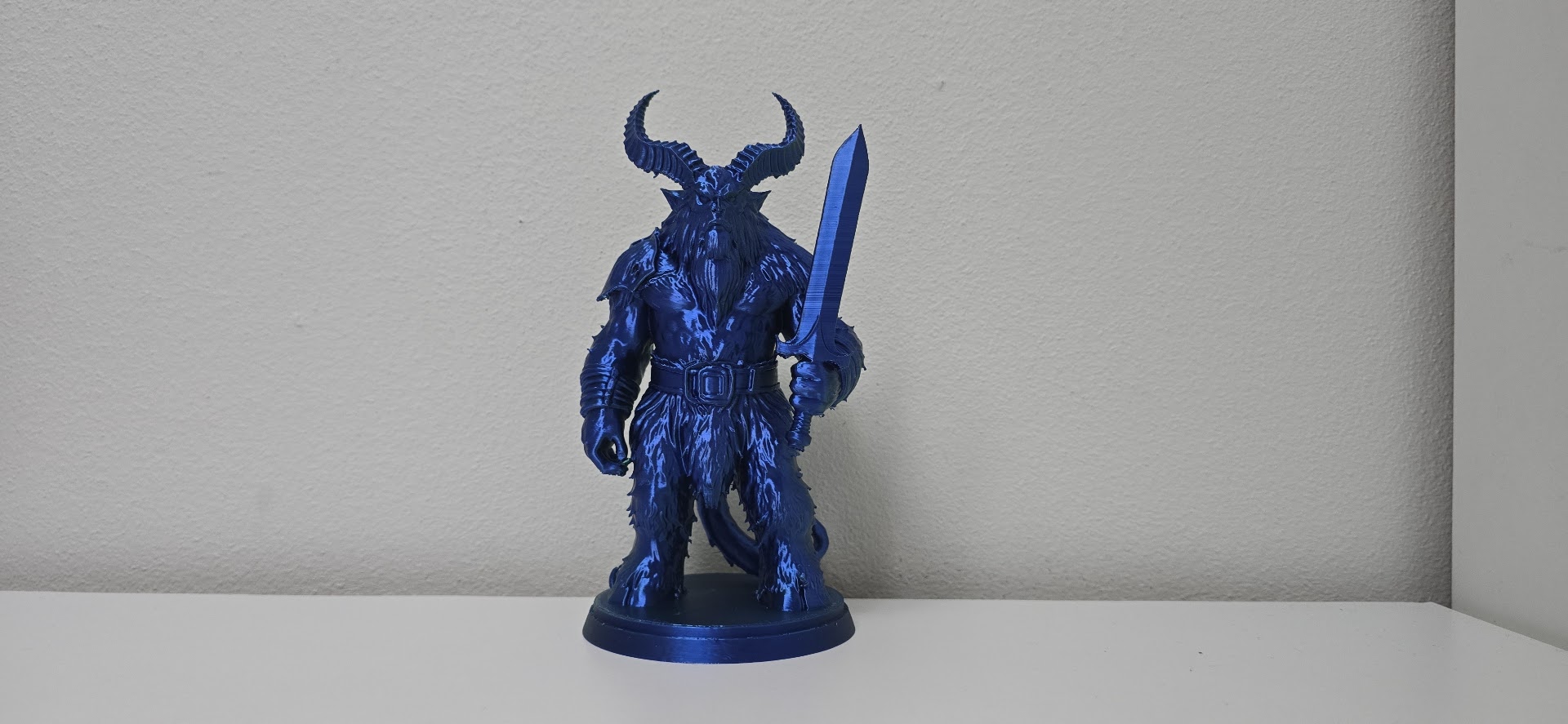 Abyssal Demon Swordmaster Statue