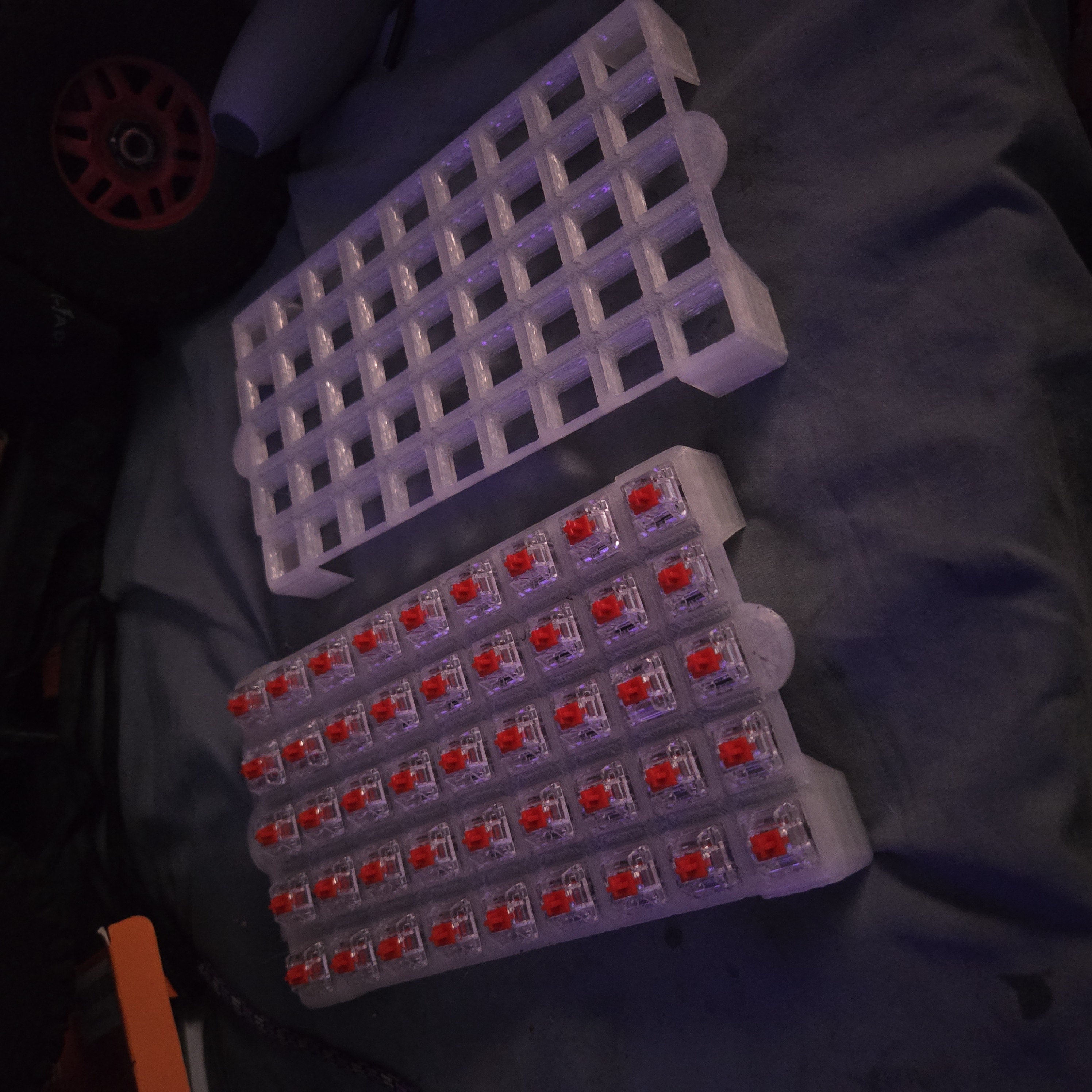 Stackable Mechanical Keyboard Switch Storage Tray