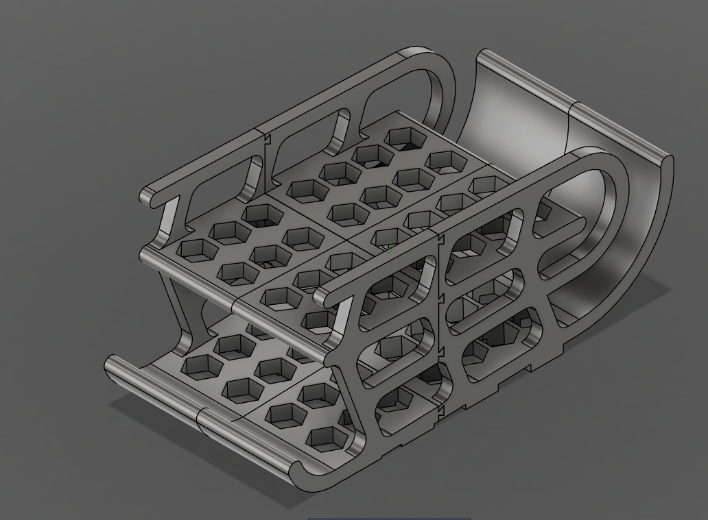 Can dispenser for 0,33l elongated cans shorter version (long cans) 3D model