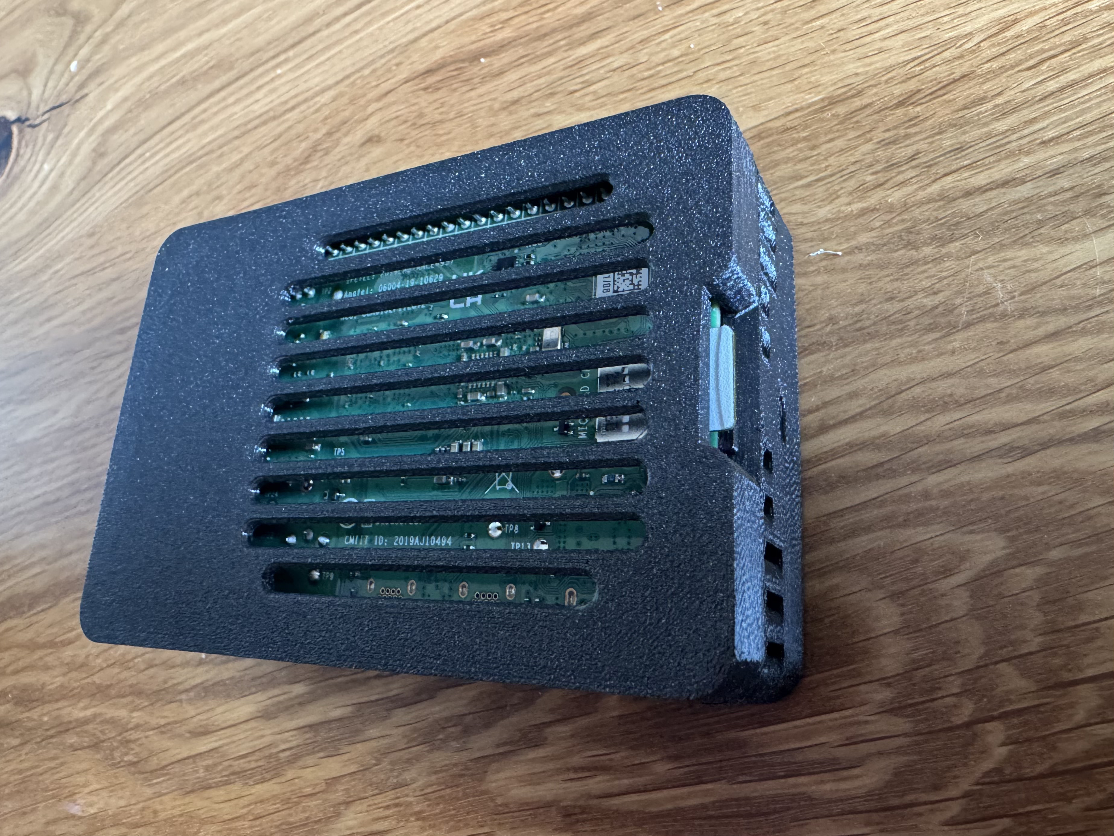 SD Card Cut Out Bottom for Modular Snap Together Raspberry Pi 2B/3B/3B+/4