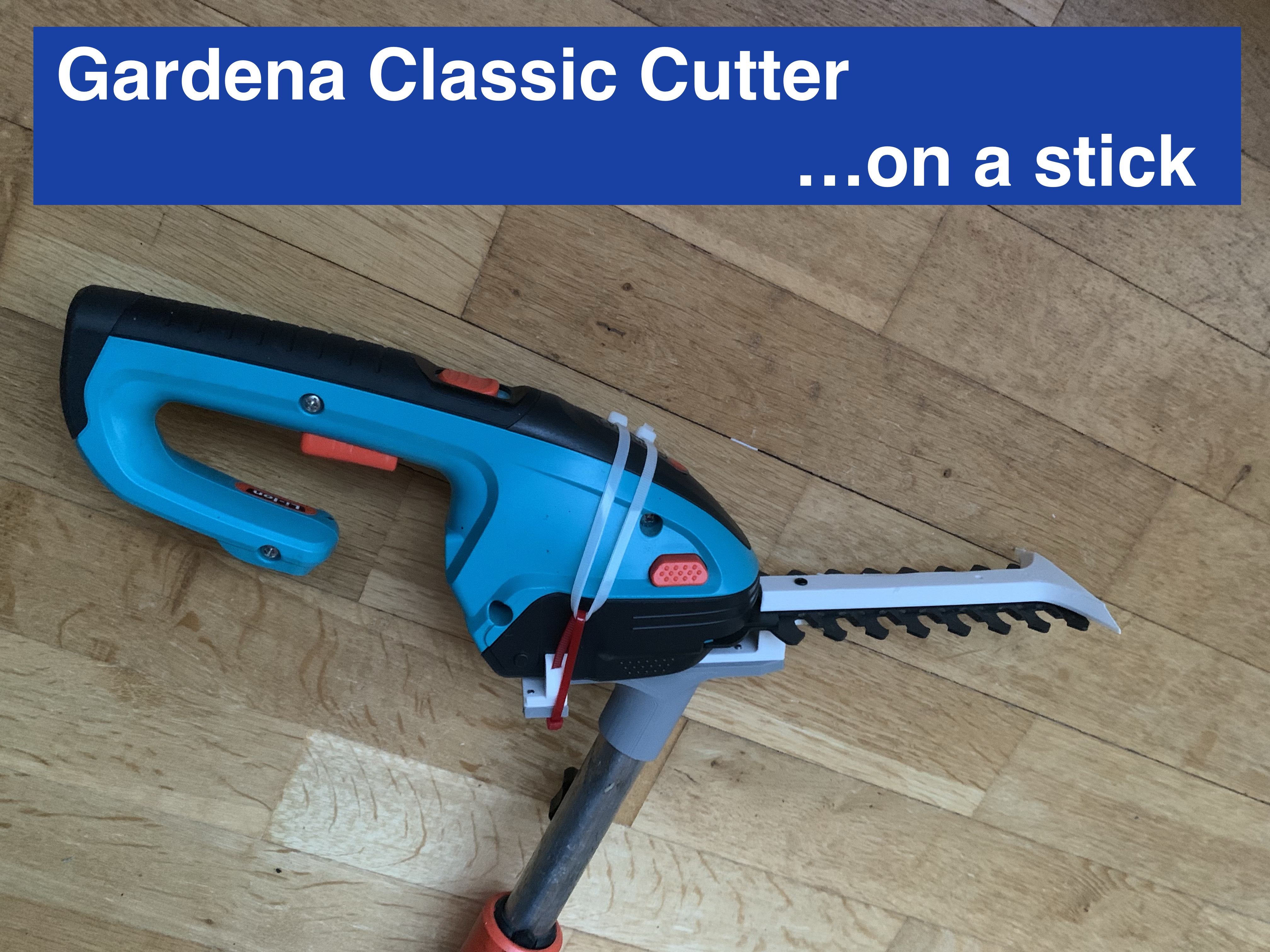 Gardena Classic Cut telescope stick adapter