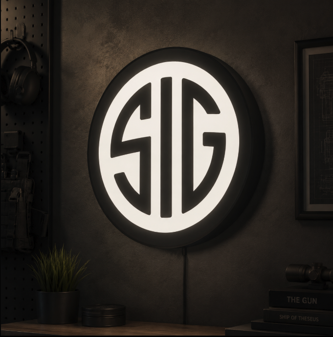 SIG Sauer LED Lightbox | Multicolor 3D Printable 3MF