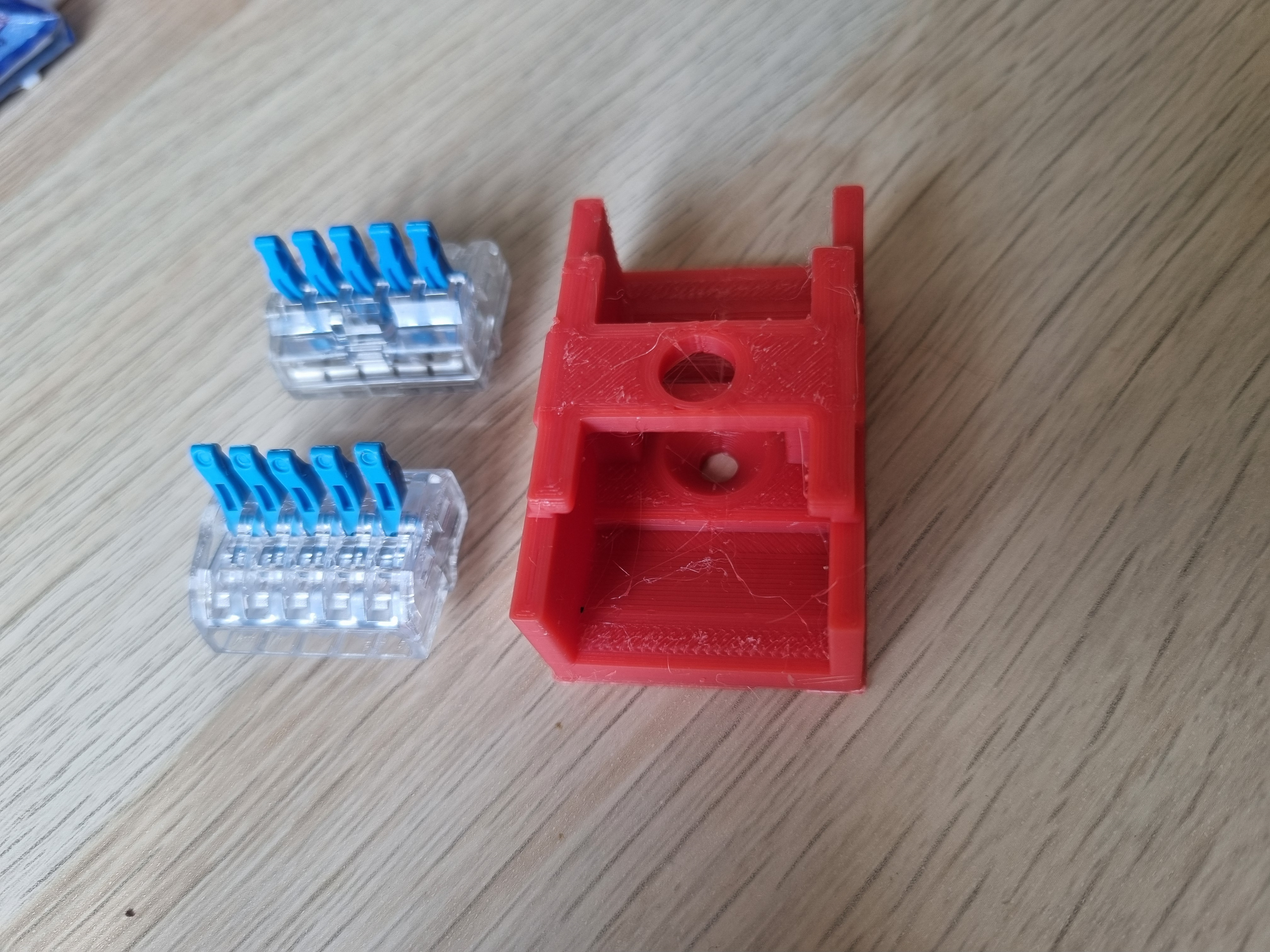 Support pour bornier à levier (type BLM Connex) / Lever Wire Connector Holder – Breadboard Alternative — thumbnail 4