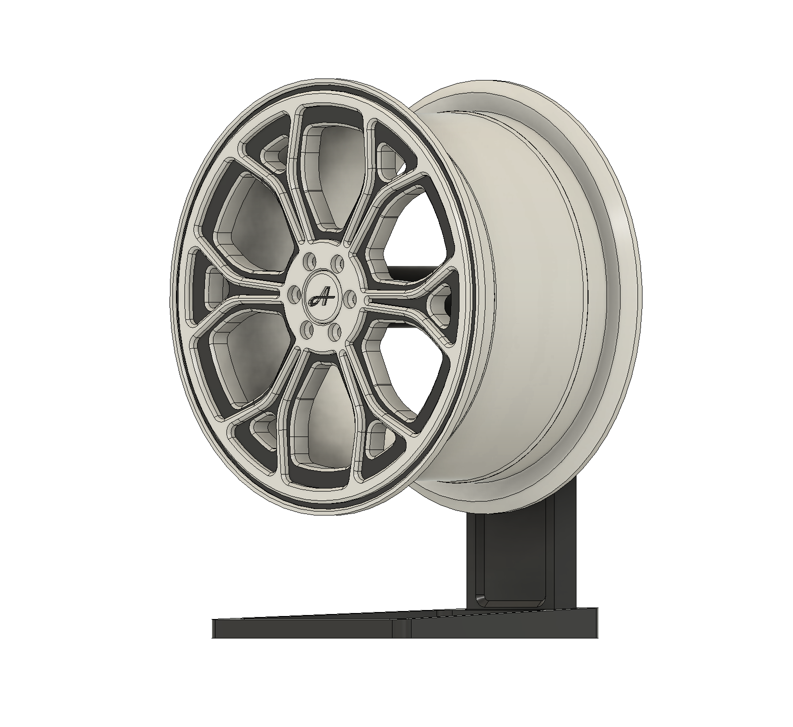 Car Rim with Stand