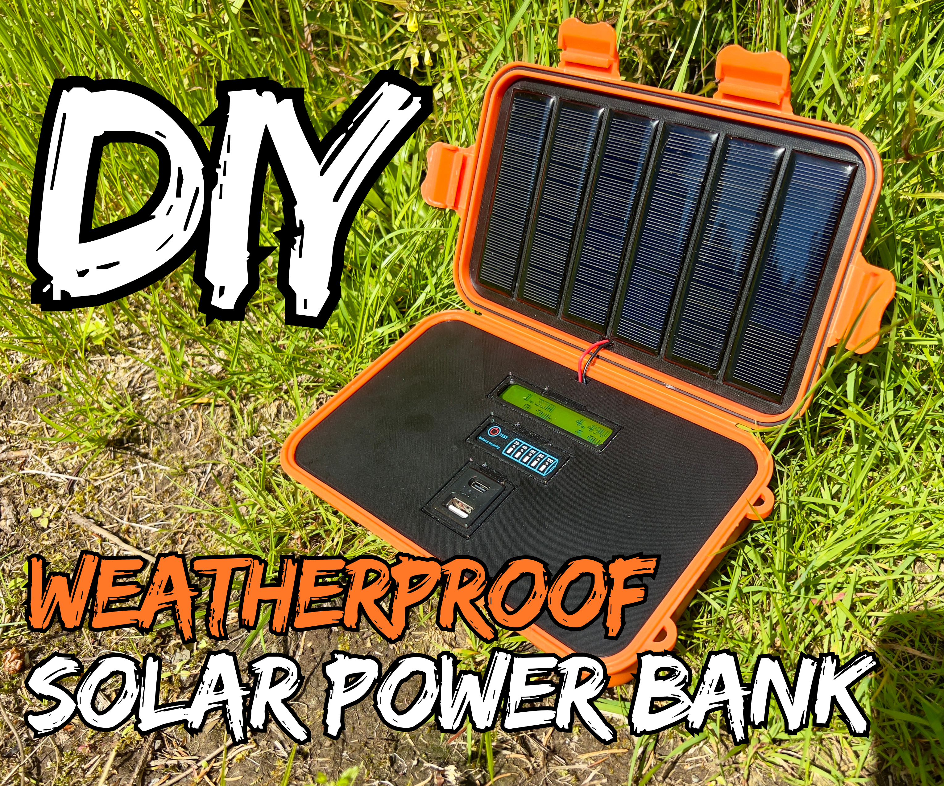 DIY Solar-Powered Emergency USB Charger