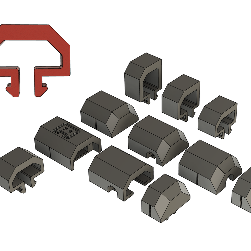 Modular Cable Management Clips for 2020 Extrusions by DET-Man ...