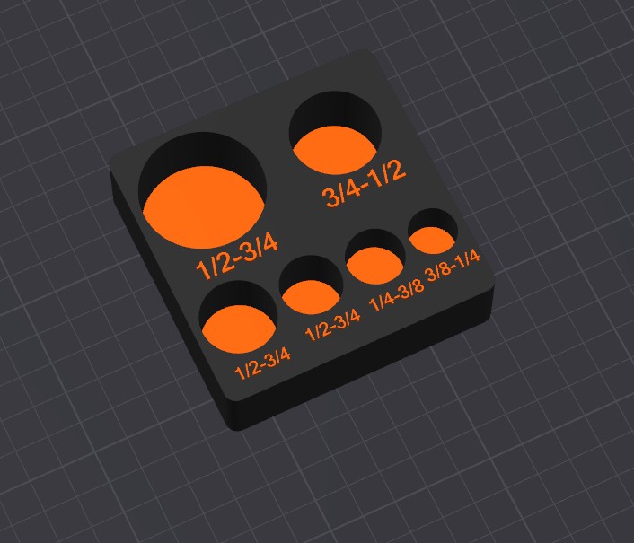 Dayuan Gridfinity Impact Socket Adaptor Holder — miniatura 2