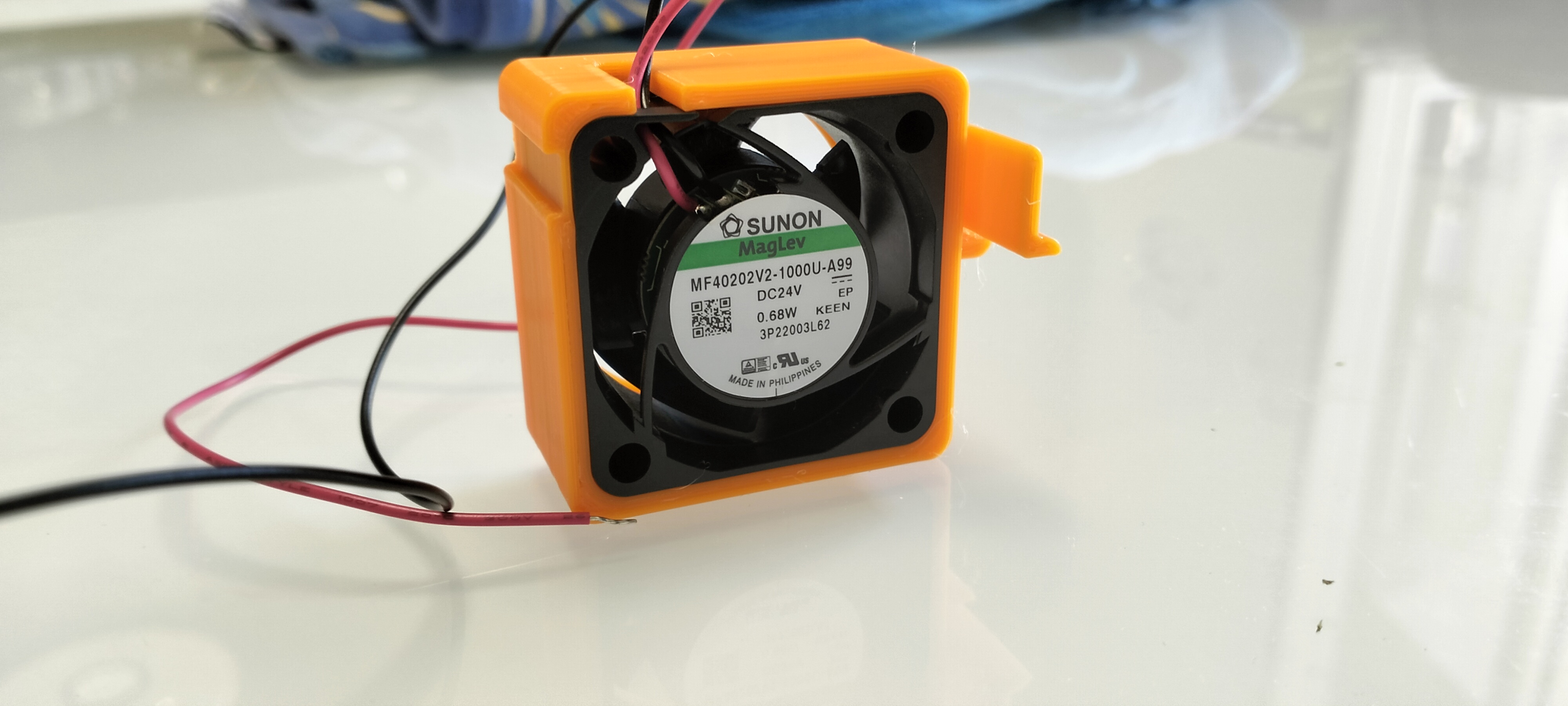 Ender 3 Neo 4020 fan duct 3D model thumbnail