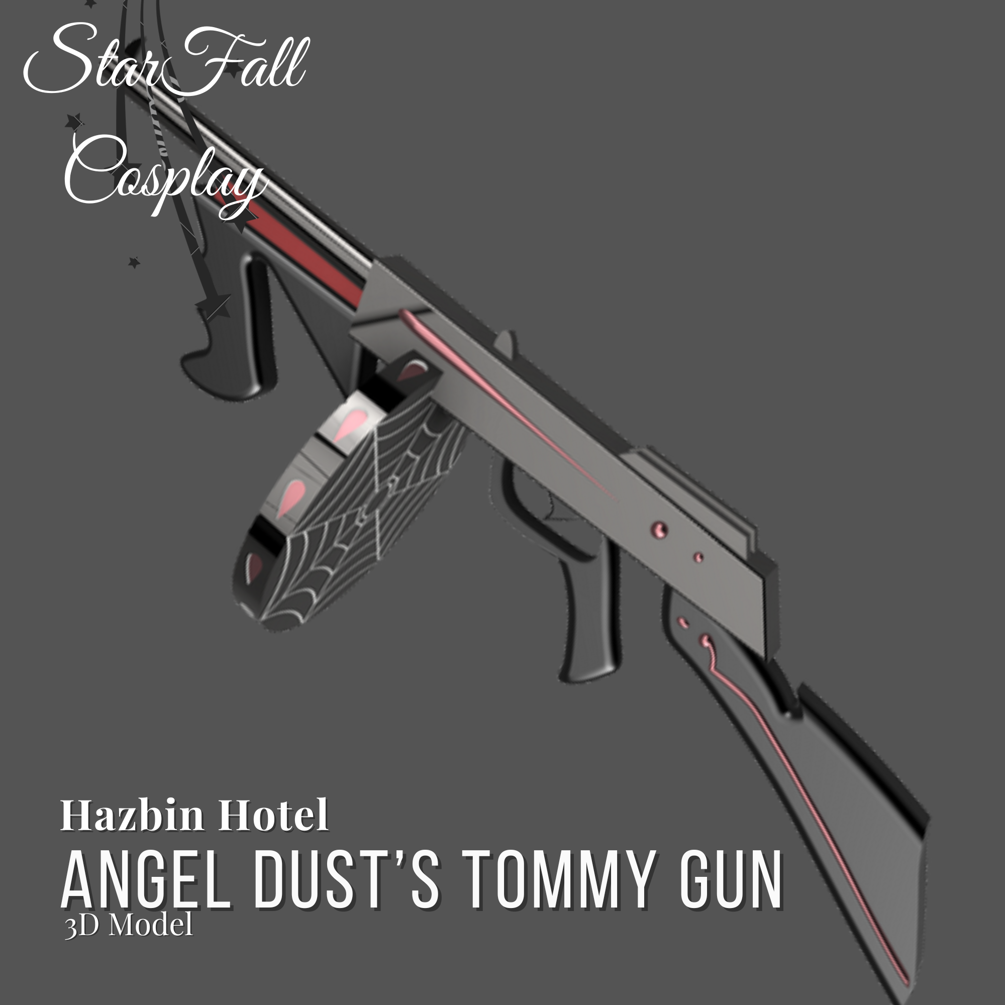 Angel Dust Tommy Gun Hazbin Hotel