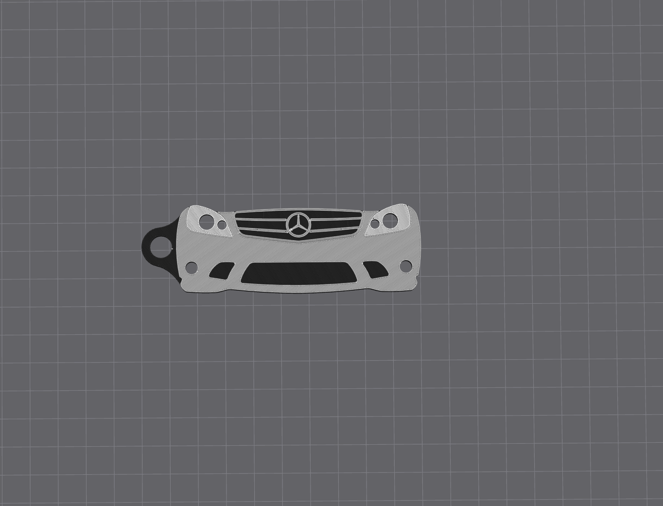 Mercedes-Benz C63 AMG W204 Keychain