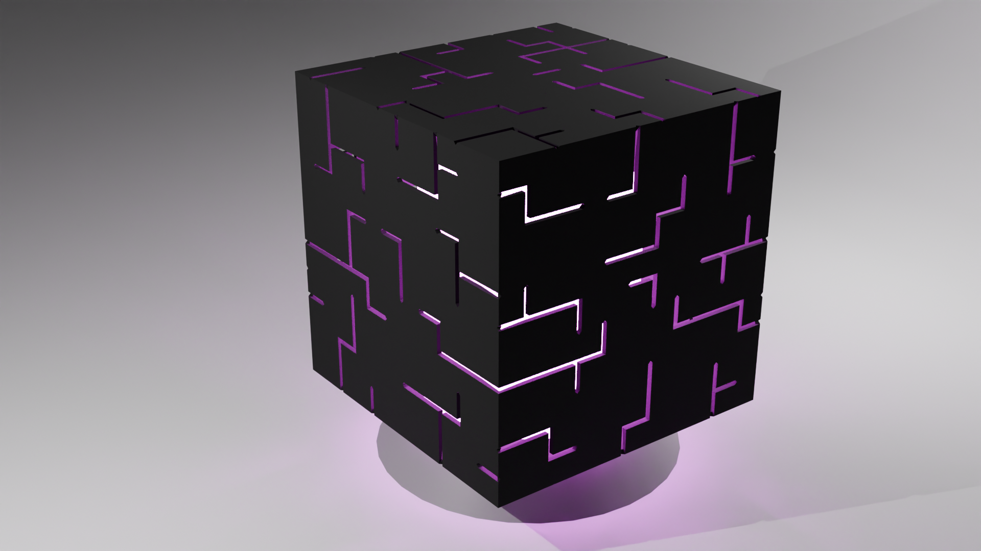 Miniatura 5 do modelo 3D Cube Lamp