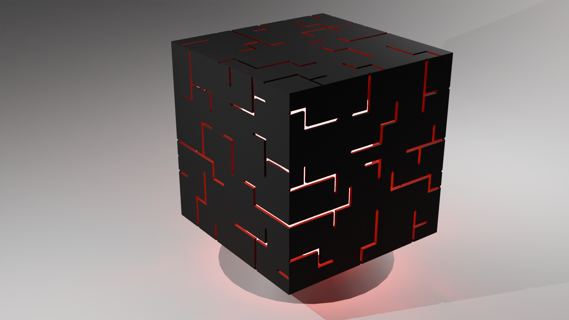 Miniatura 4 do modelo 3D Cube Lamp