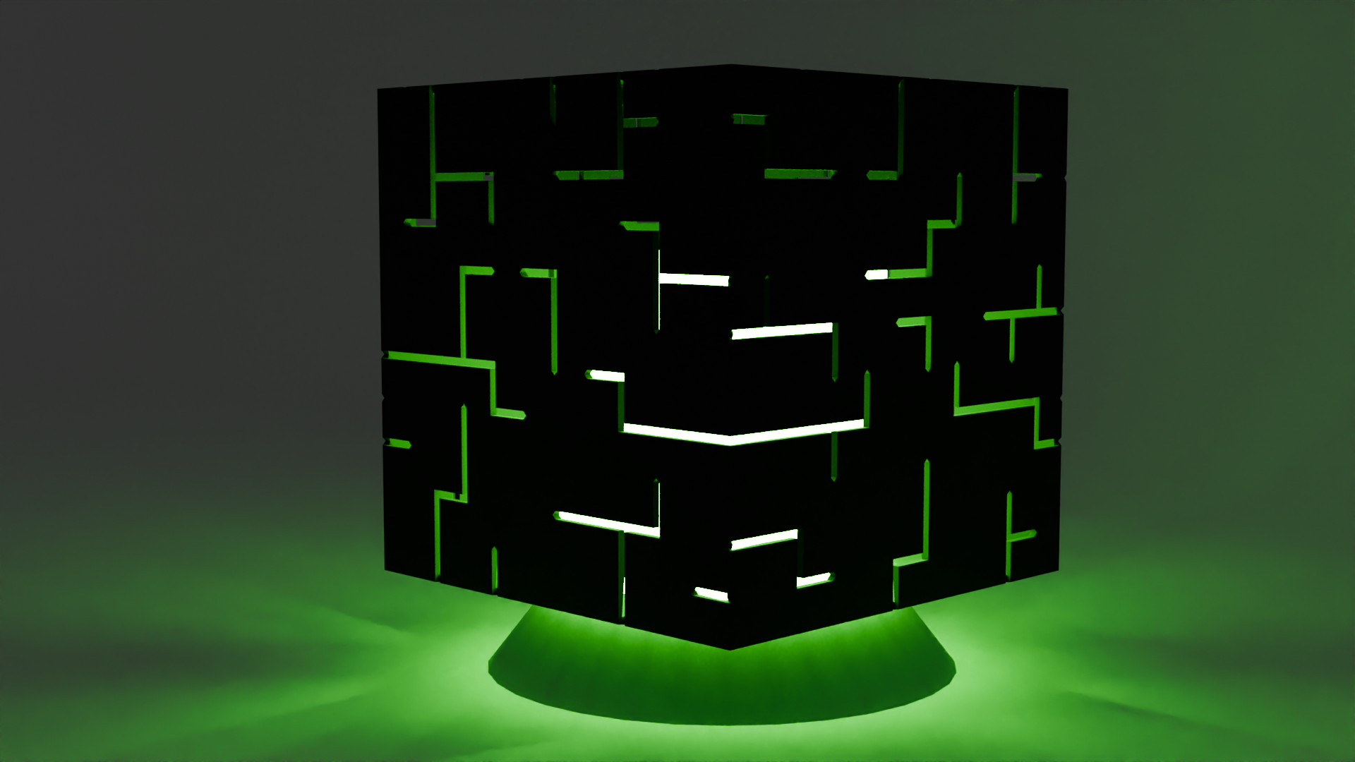 Miniatura 2 do modelo 3D Cube Lamp