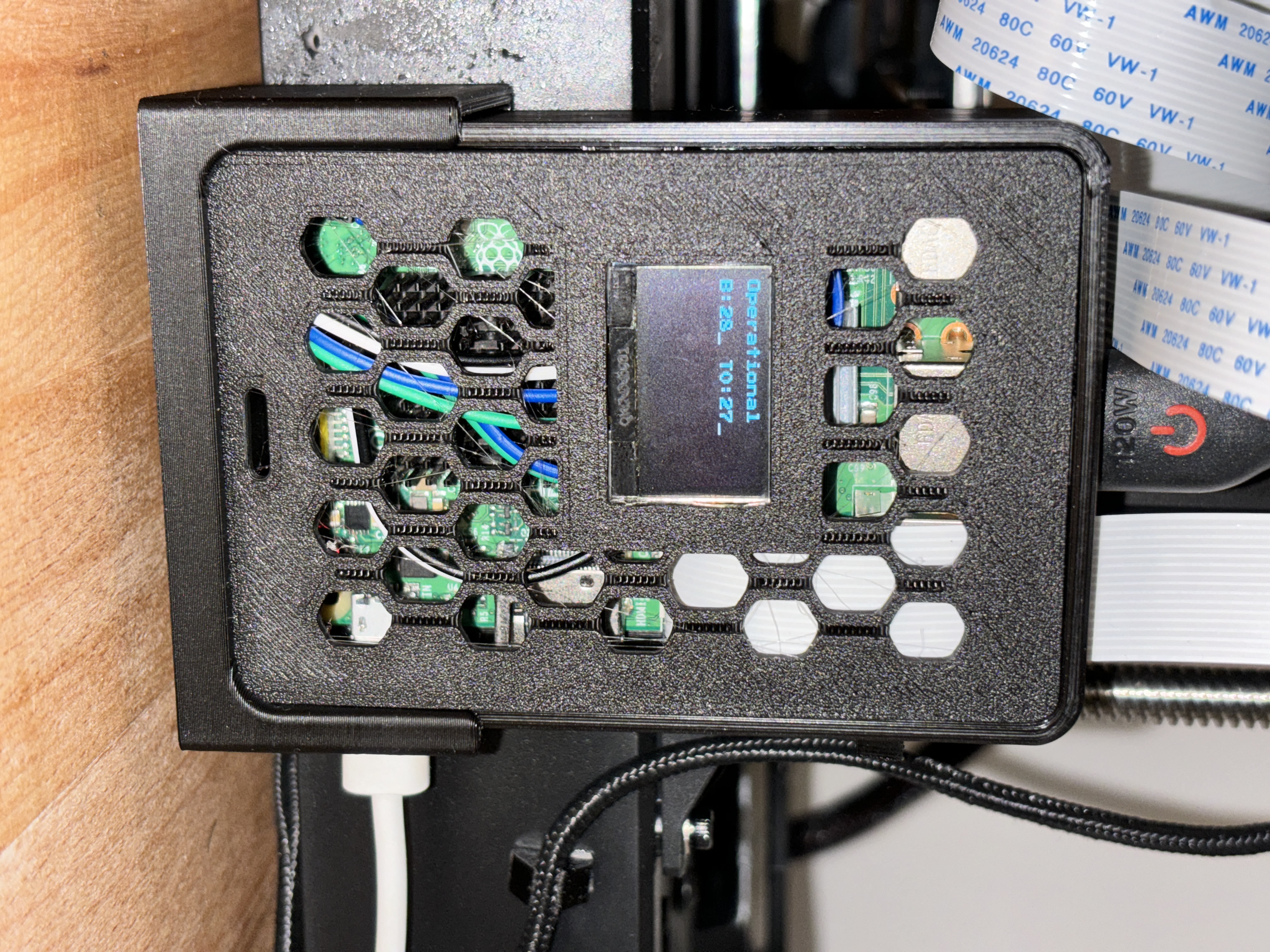 Raspberry Pi 3 OLED Display Case Lid