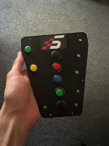 Faceplate for Sim Racing Button Box