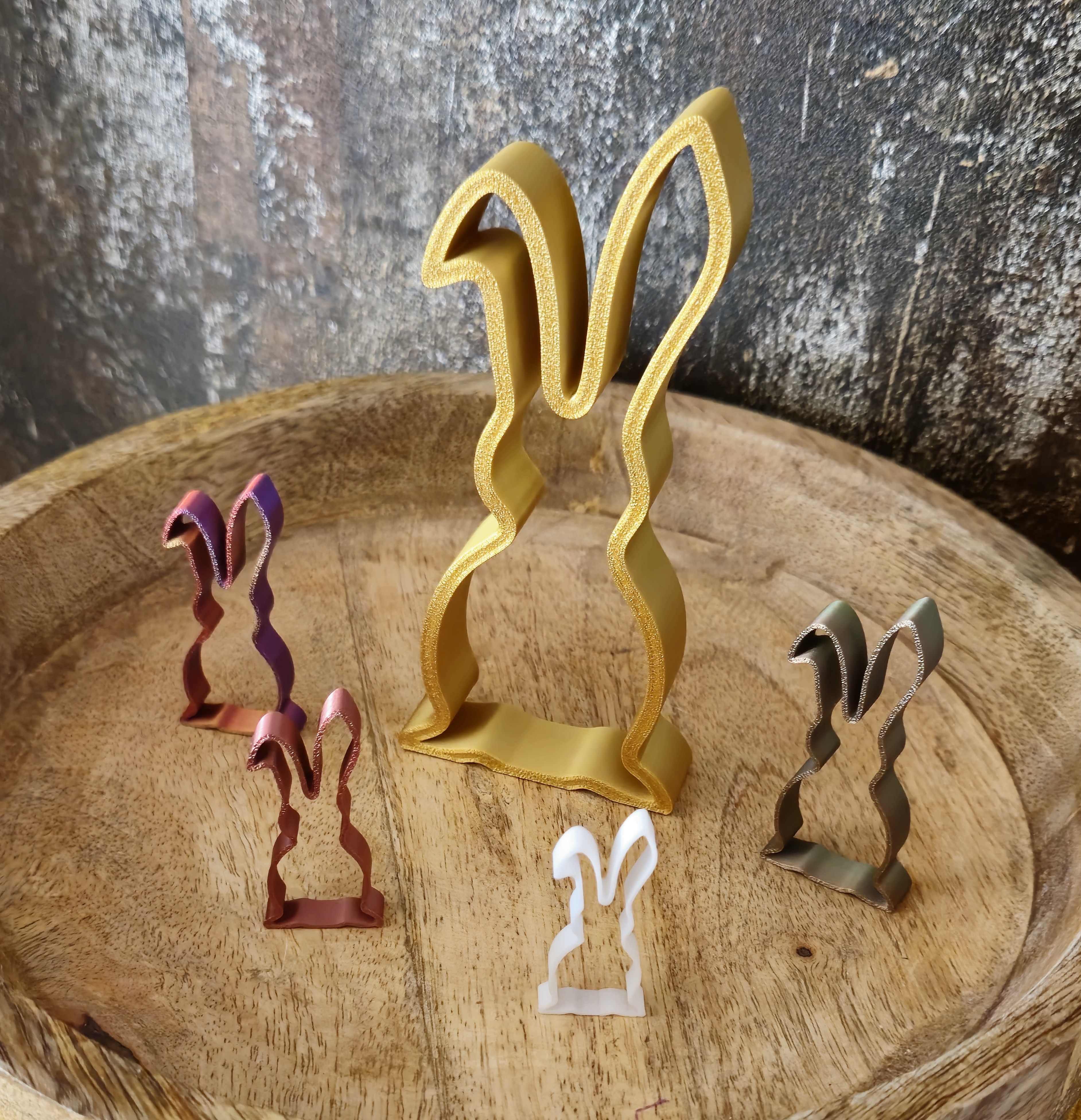 Osterhase Silhouette Dekoration