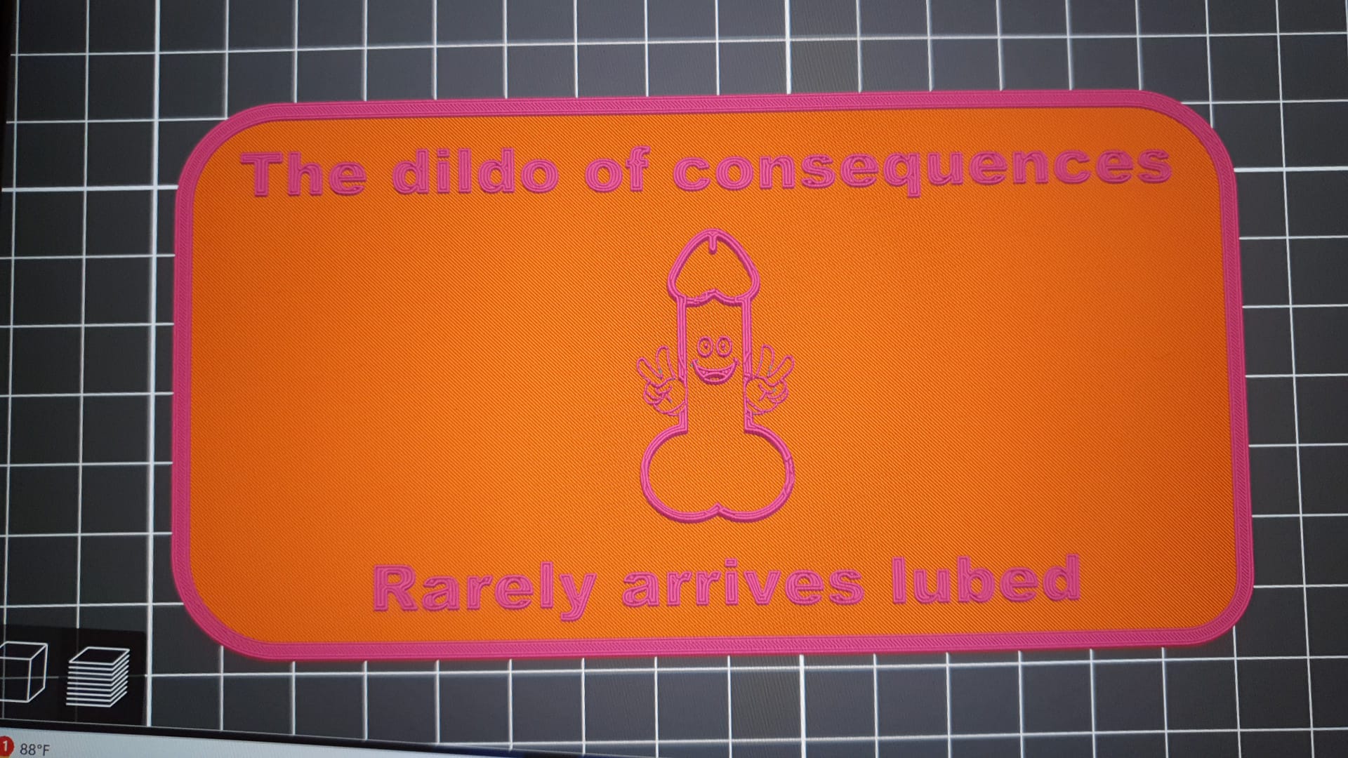 Dildo of consequences sign