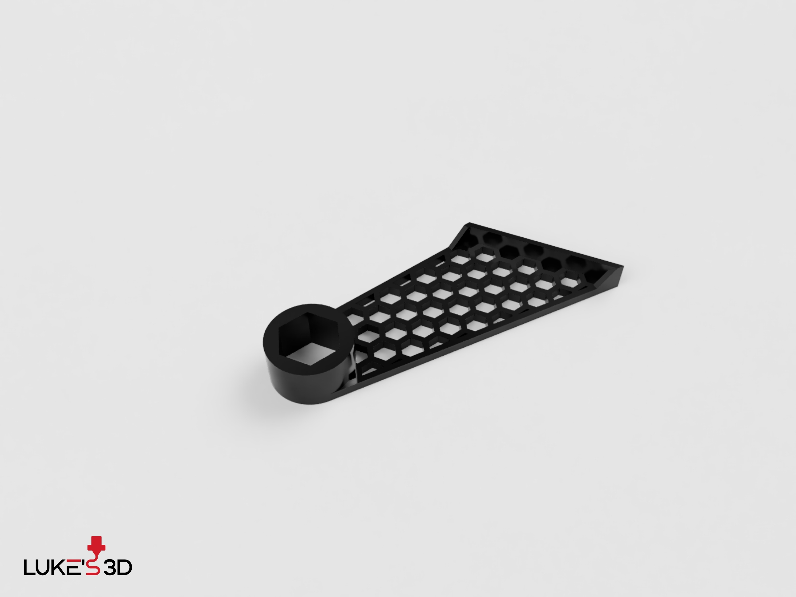 Hexagonal paper towel holder by luke s 3d download free stl model