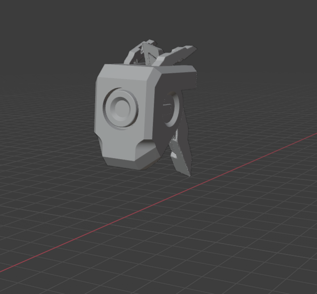 Dummy 13 Horned samurai head