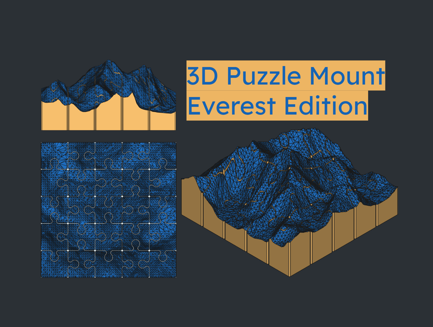 3D Puzzle Mount Everest Edition