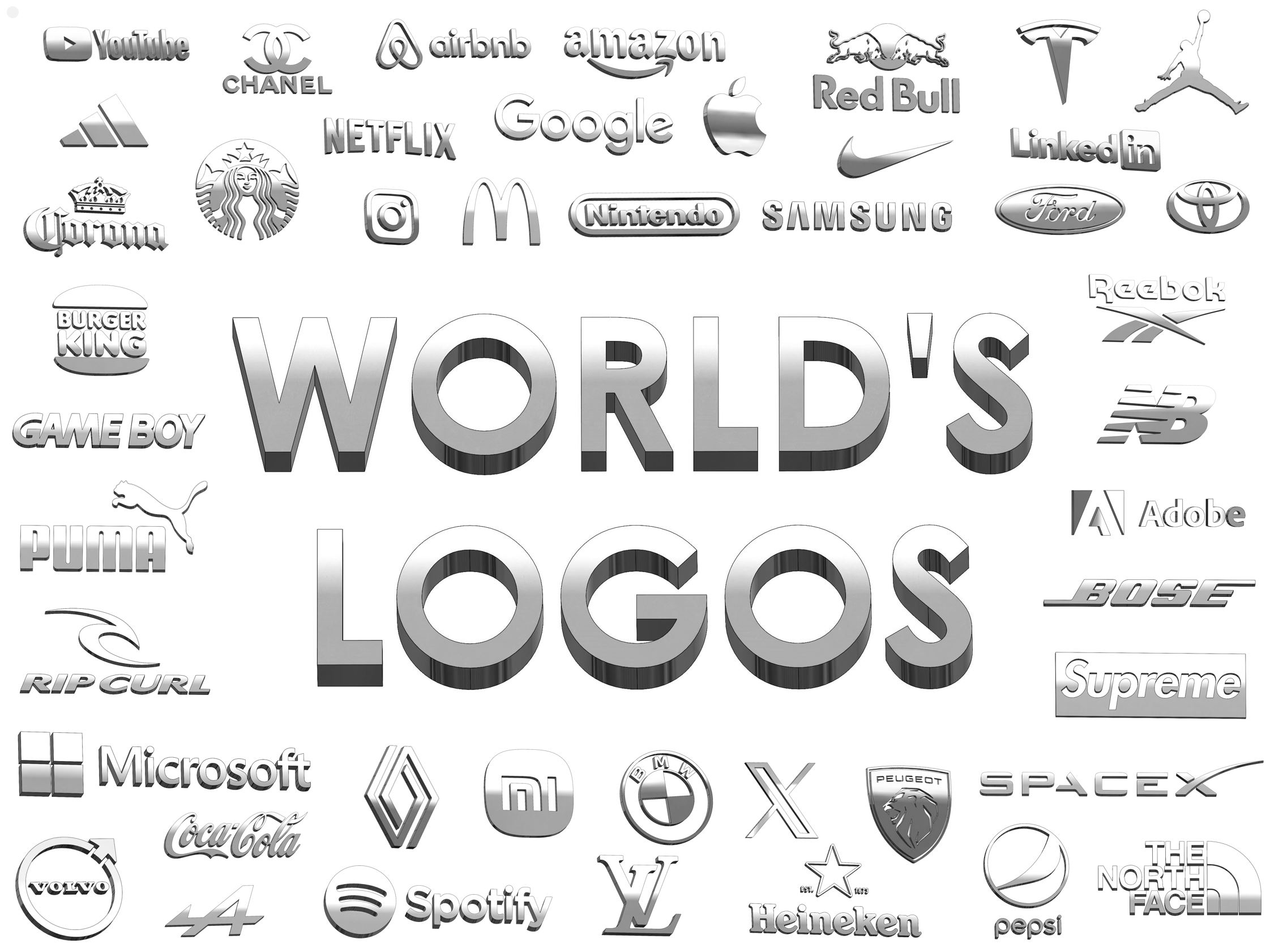 100 World Famous Logos DXF By Referentiel Download Free STL Model 100-world-famous-logos-dxf-by-referentiel-download-free-stl-model