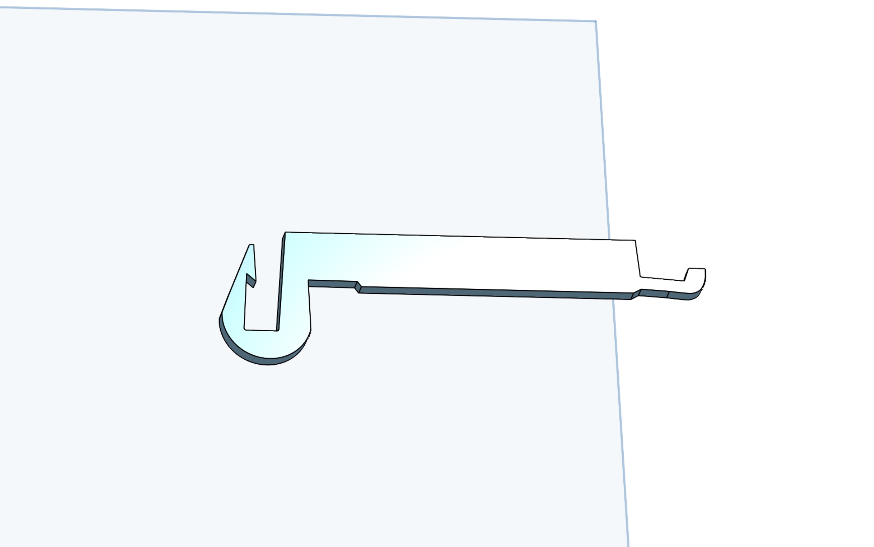 Miniatura 2 do modelo 3D Pool hook