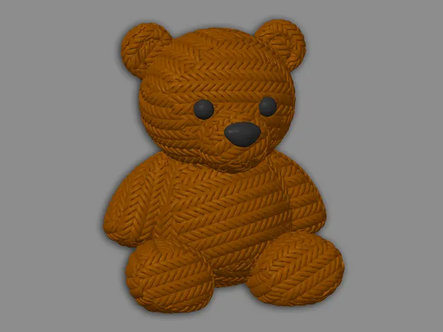 Knitted Teddy Bear Crochet Teddy Bear