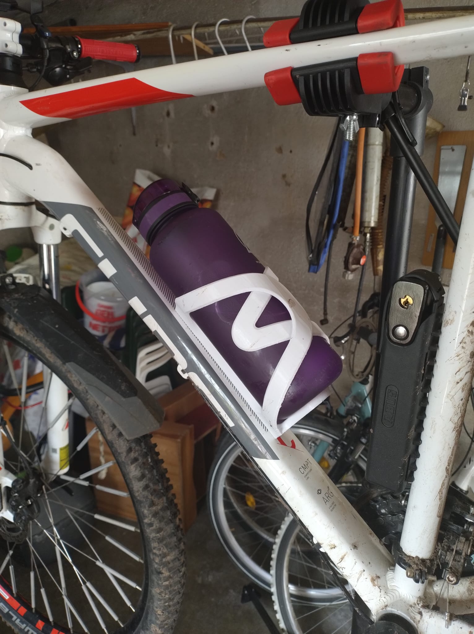 1.5l bottle holder for bycicle 3D model thumbnail