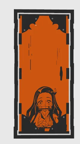 Demon Slayer Nezuko Lightbox with Lithophane