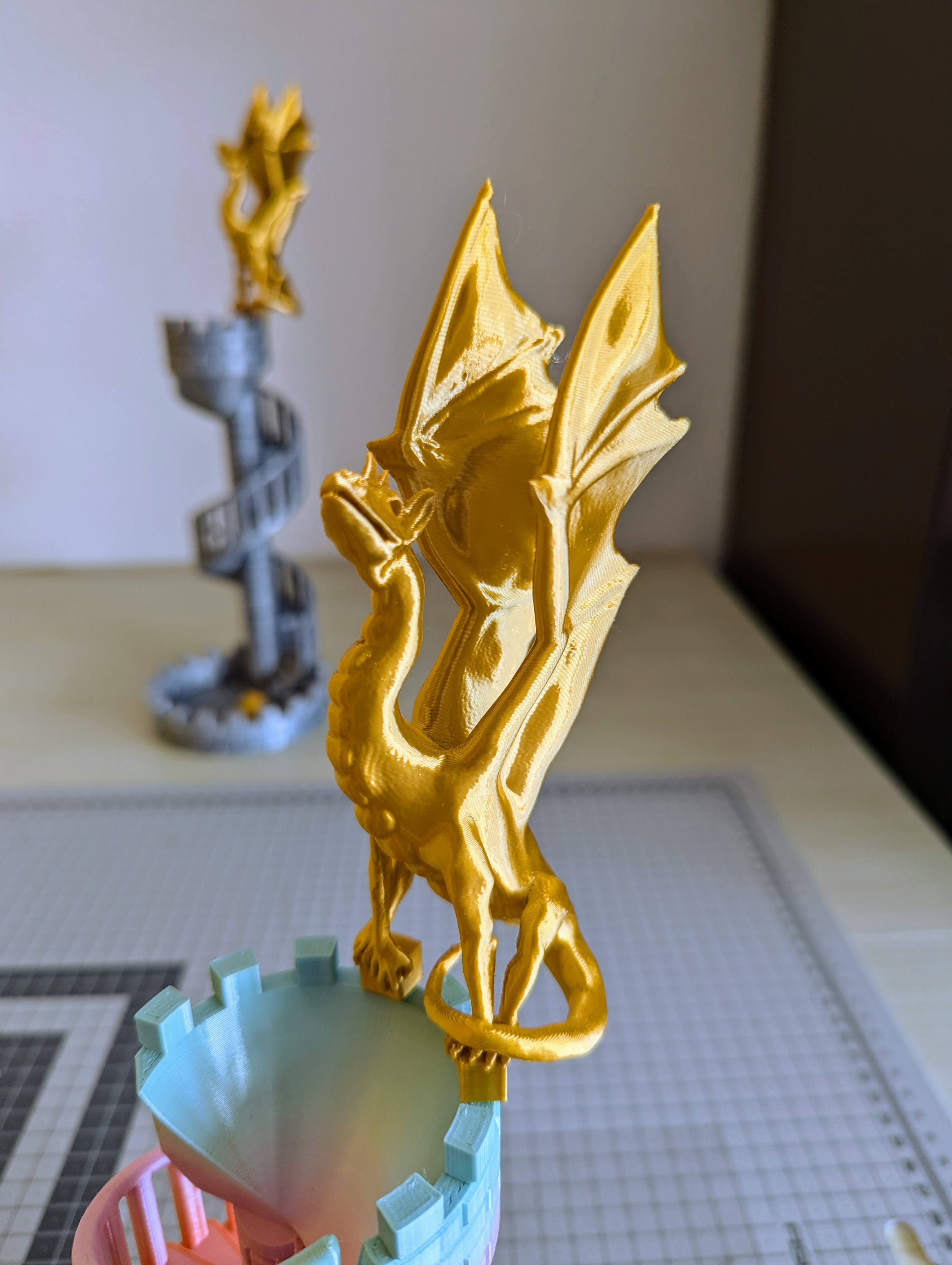 Aria The Dragon for the Dice Tower Castle Stairs