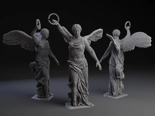 Complete (Interpreted) Nike of Samothrace Monument