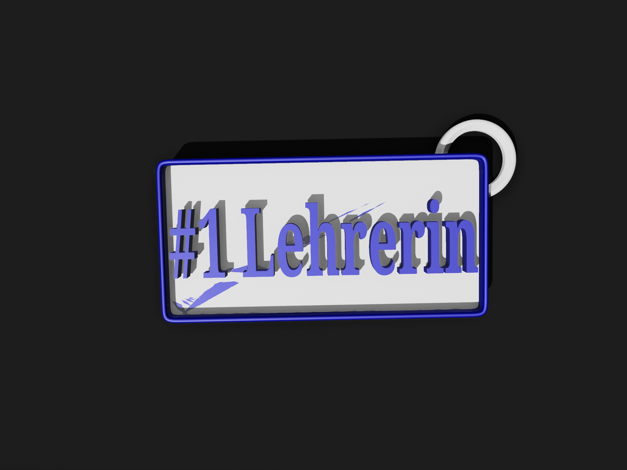 #1 Teacher keychain(German)