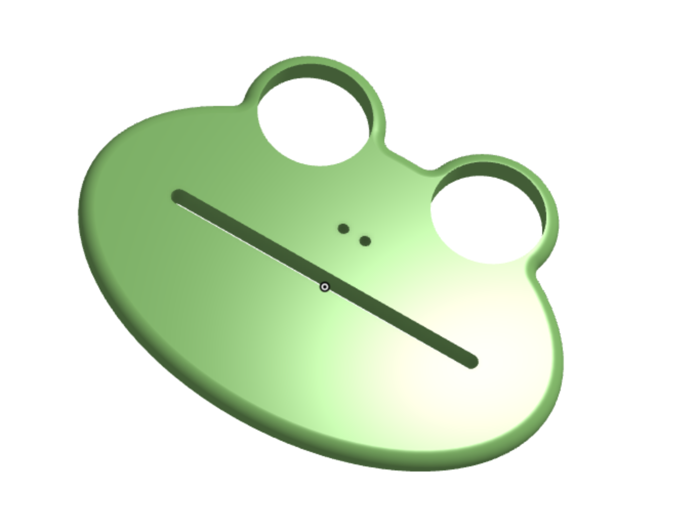 Miniatura 3 do modelo 3D Frog Toothpaste Squeezer