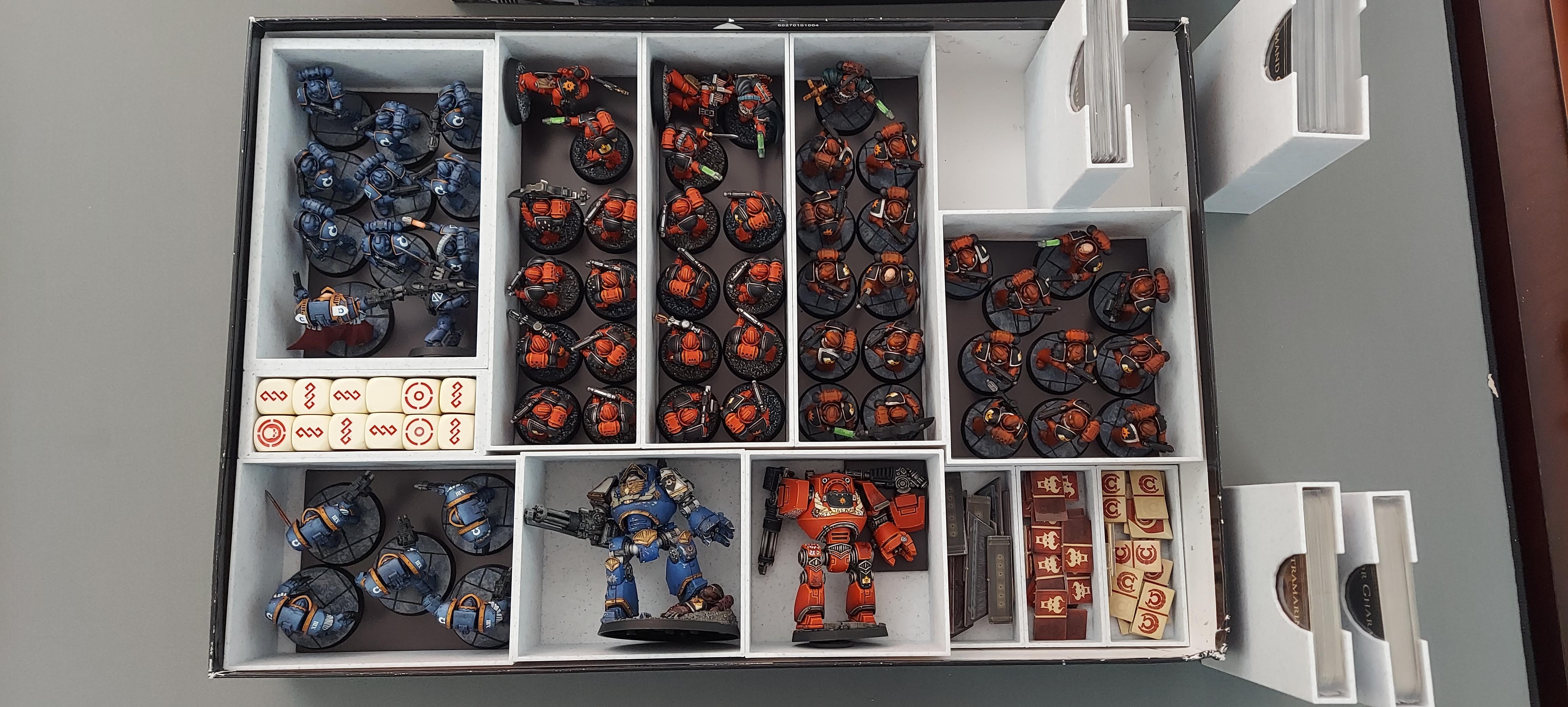 Storage Insert compatible with Horus Heresy: Betrayal at Calth