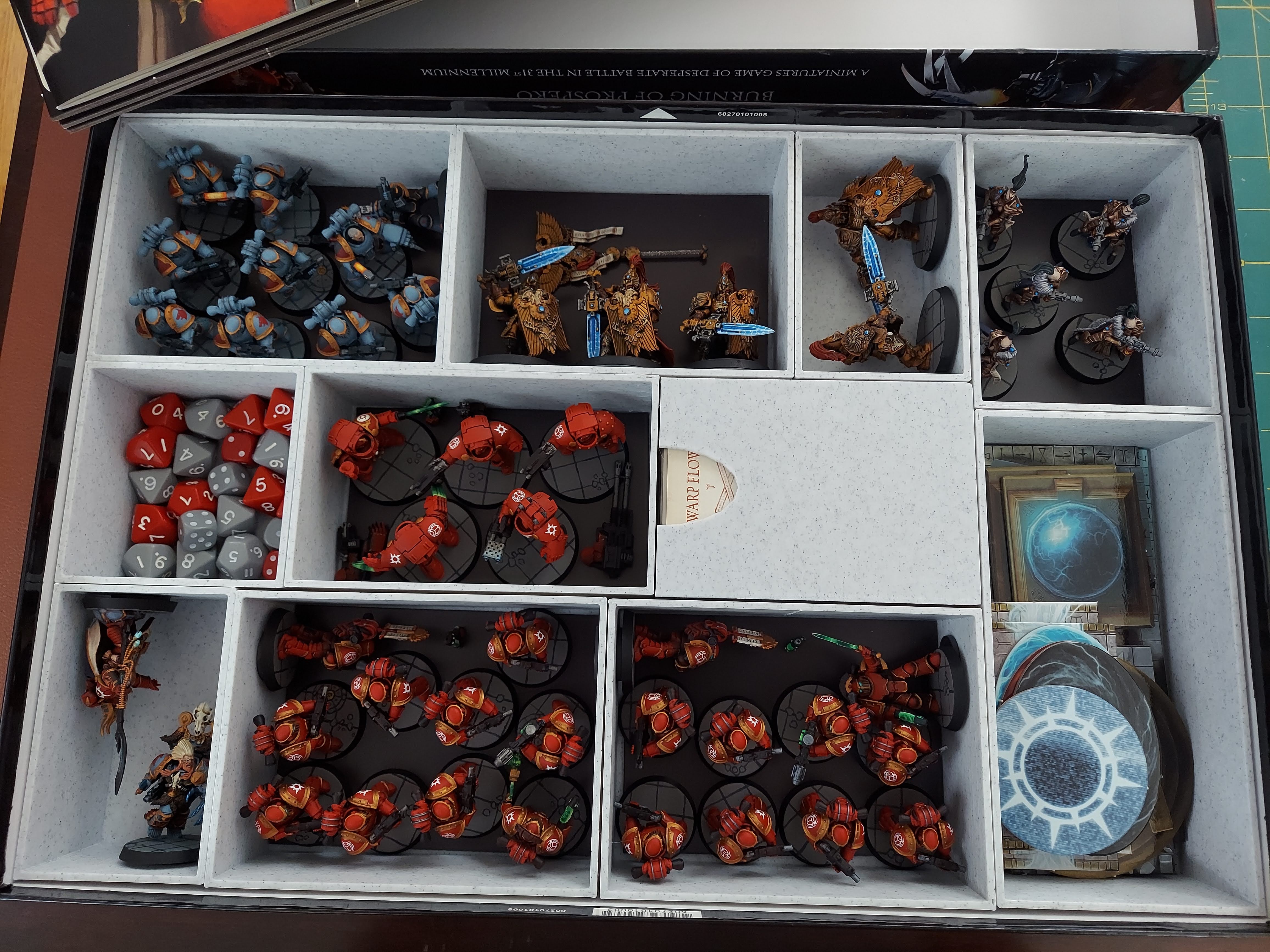 Storage Insert compatible with Horus Heresy: Burning of Prospero