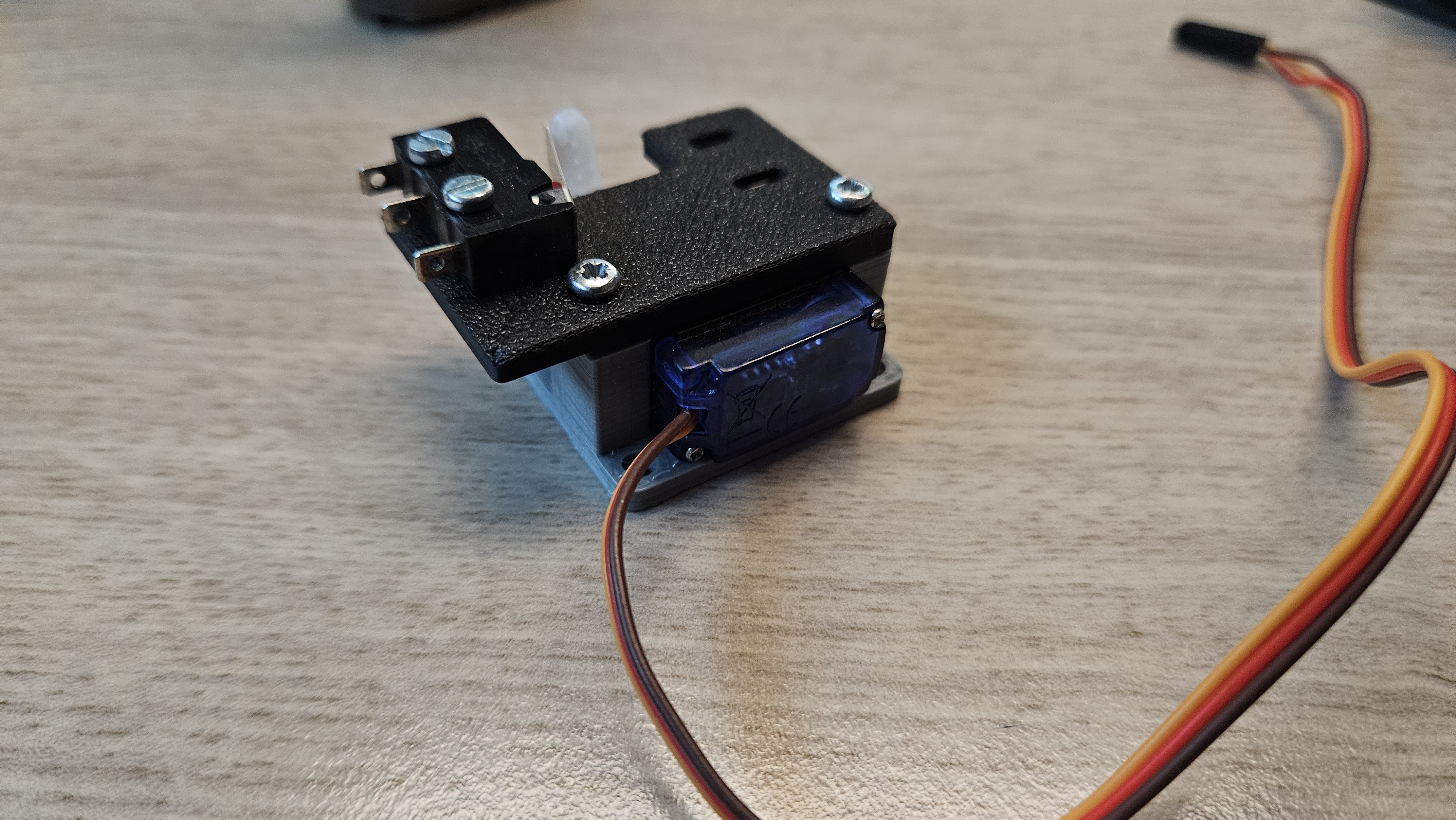 Modeltrain point switch servomount — miniatura 2