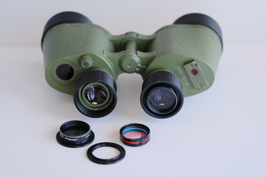 1.25" M28.5x0.6 astronomy filter adapter for ZEISS 7x40 NVA German Military Binoculars
