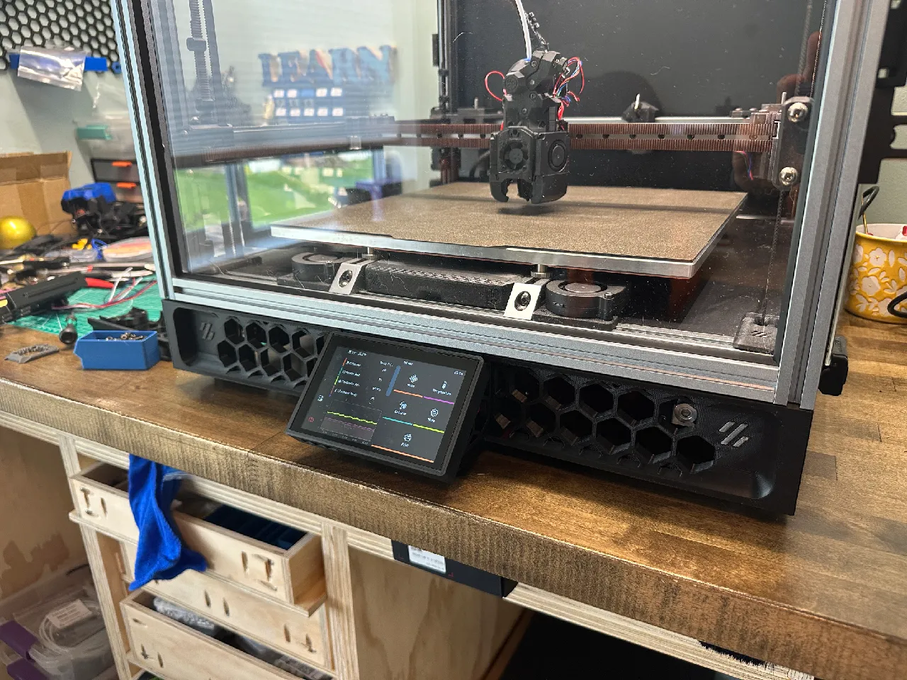 Thicc skirts for Voron Clicky Clack Fridge Door by therick