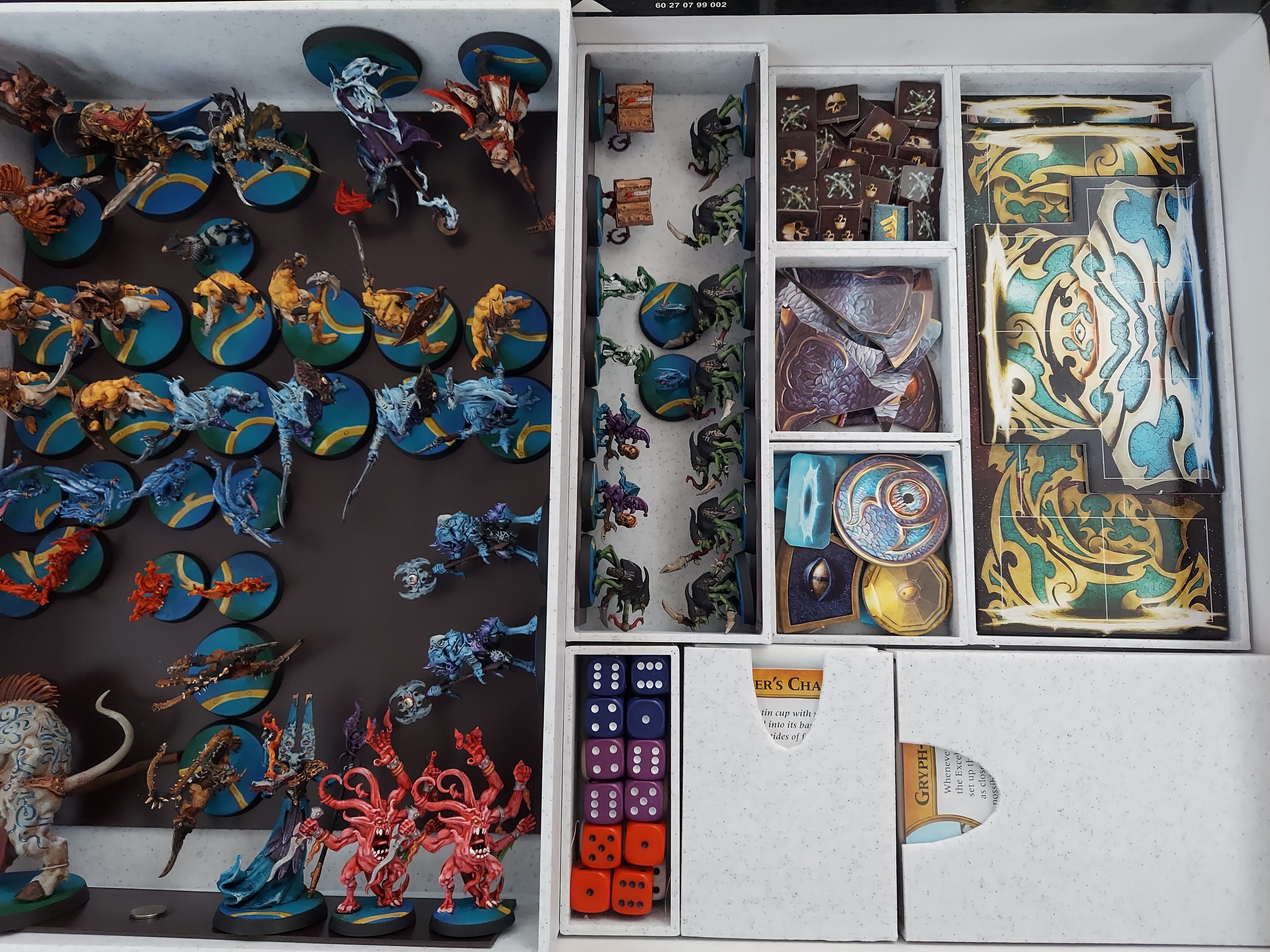 Storage Insert compatible with Warhammer Quest: Silver Tower