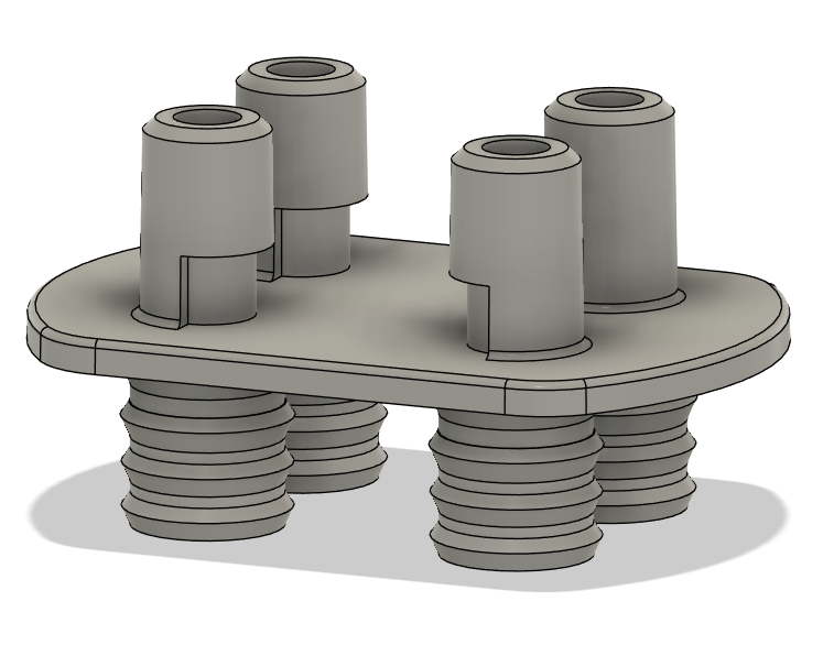 Eight Sleep Pod 4 Cover to 1/2" (Internal Diameter) Hose Adapter