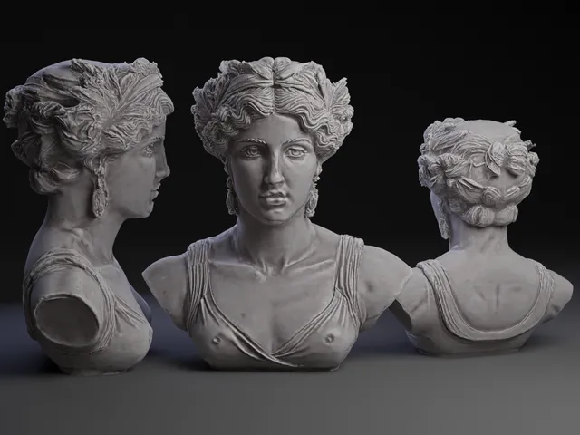 Greek Goddess Bust