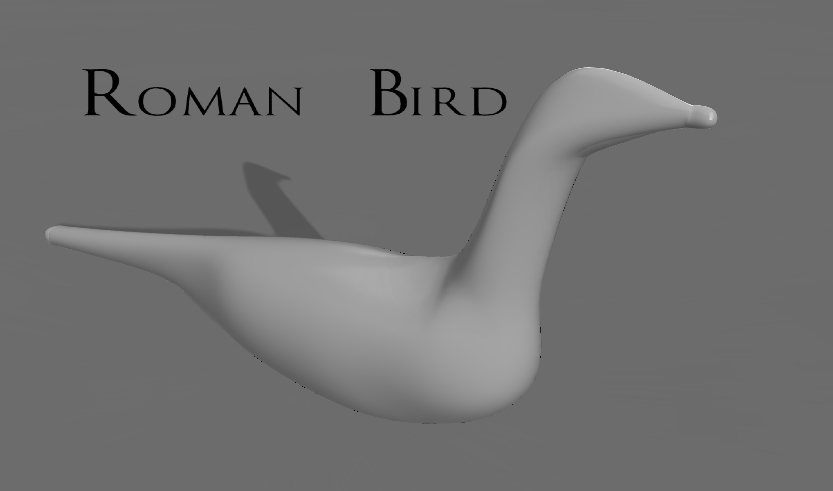 Roman Bird Perfume Bottle