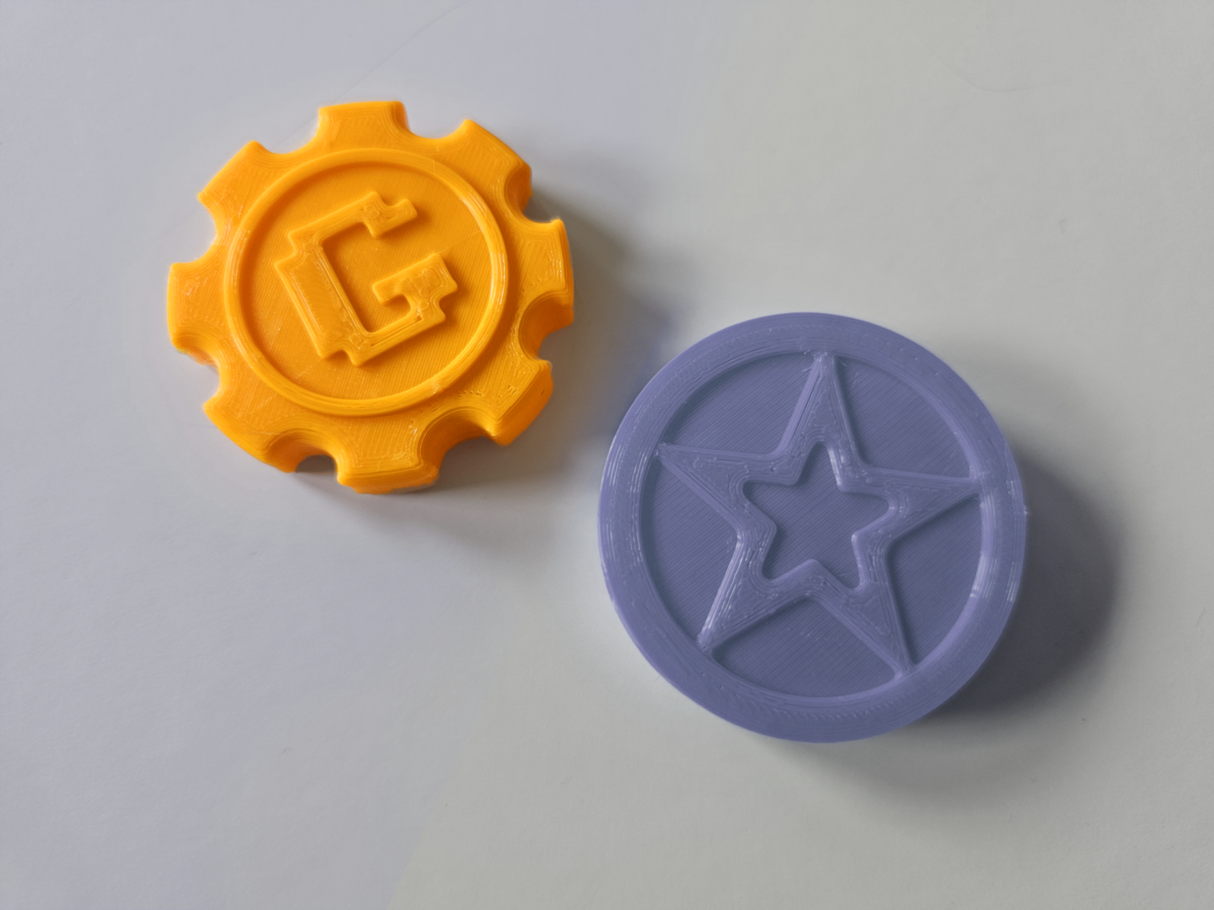 Gear coin and Denny from Zenless Zone Zero