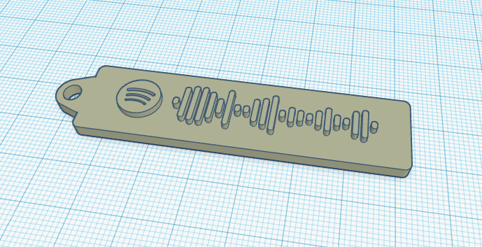 AM spotify keychain