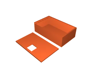 Simple Box with Sliding Lid by KPrints3D | Download free STL model ...