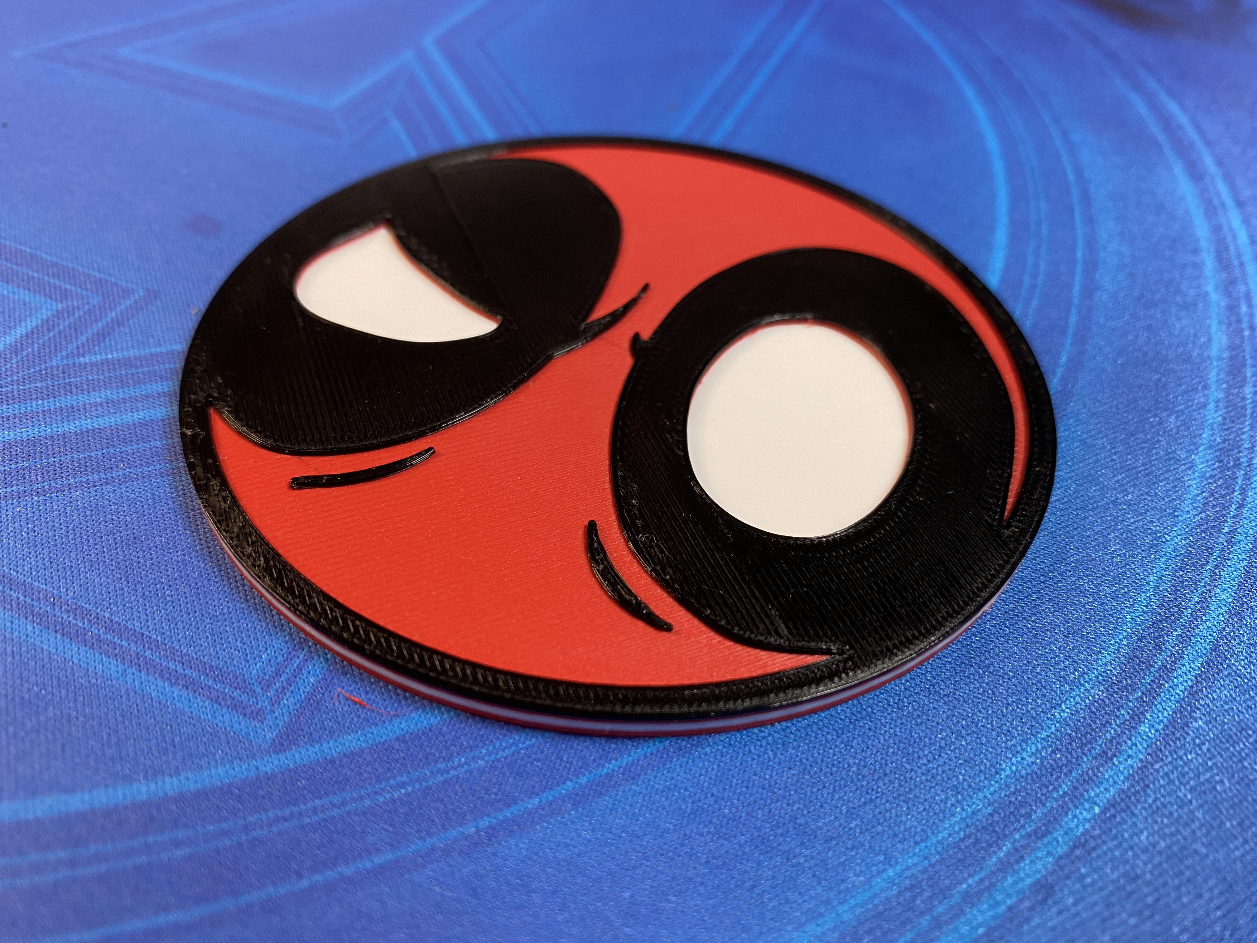Miniatura 3 do modelo 3D Deadpool Emoji Coasters
