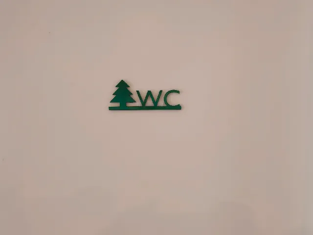 Simple Christmas WC Door Sign