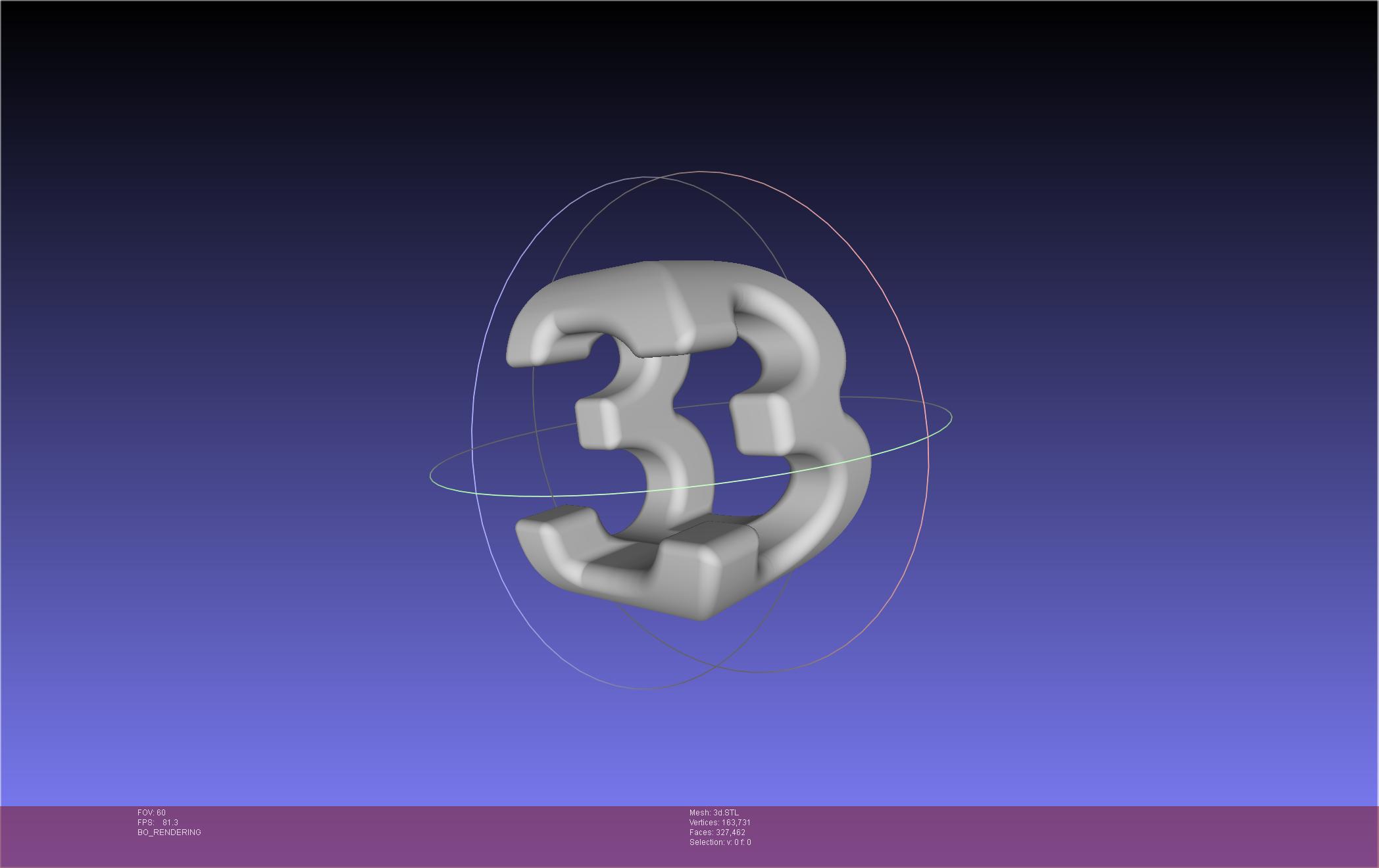 3D Perspective Puzzle Test Print